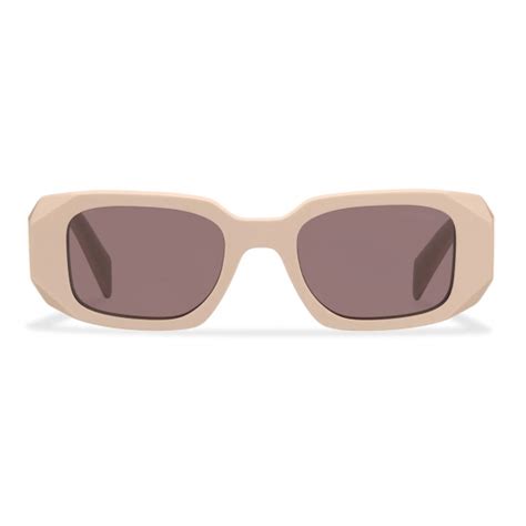 prada catwalk glasses|Prada symbole sunglasses beige.